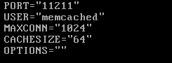 図-4 CentOS 7におけるmemcached初期設定
